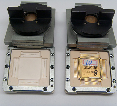 QFP72-1.27 Socket/Adapter with Alloy Double Buckle