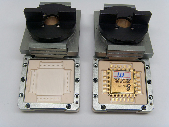 QFP72-1.27 Socket/Adapter with Alloy Double Buckle