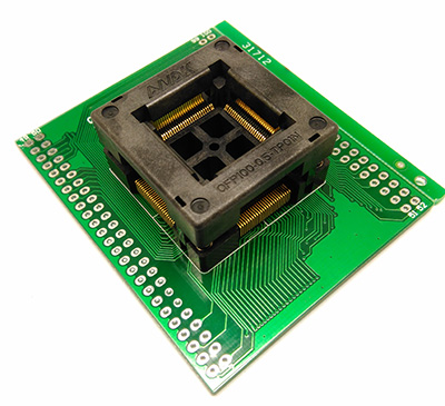 TQFP100 FQFP100 QFP100 to DIP100 Programming Socket