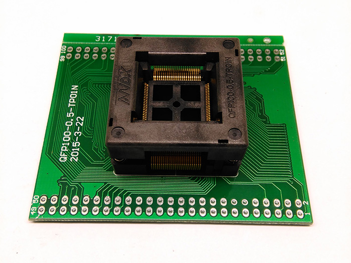 TQFP100 FQFP100 QFP100 to DIP100 Programming Socket