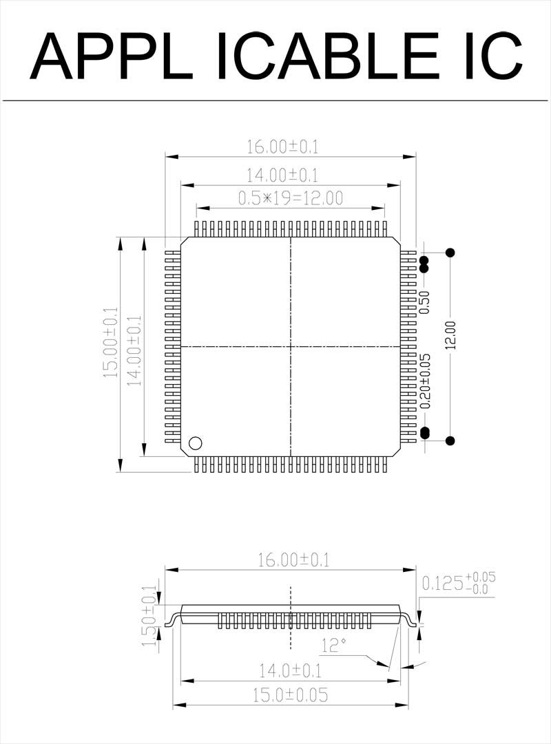 TQFP100 FQFP100 QFP100 to DIP100 Programming Socket