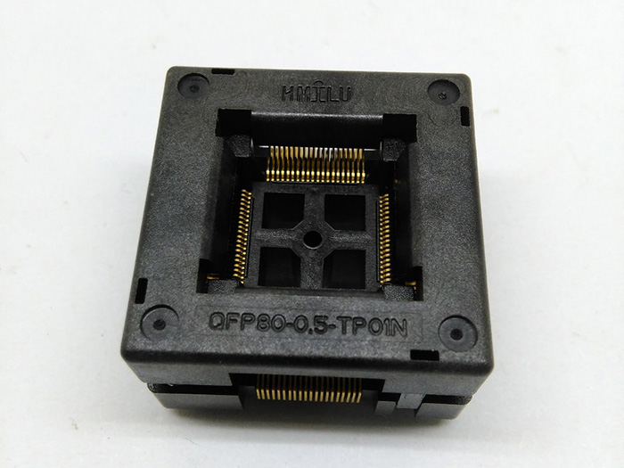 TQFP80 FQFP80 QFP80 Burn in Socket 