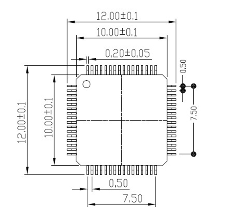 QFP64 TQFP64 LQFP64 Burn in Socket