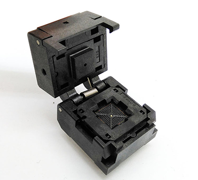 QFN56 0.4 7*7 clamshell burn in socket