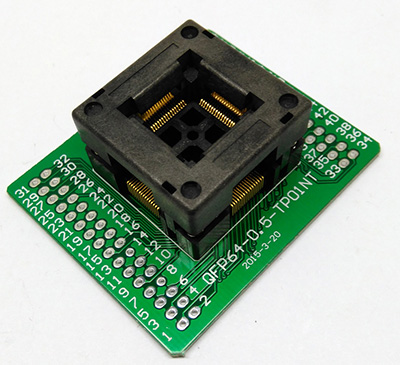 QFP64 TQFP64 LQFP64 Open top Structure Burn in Socket