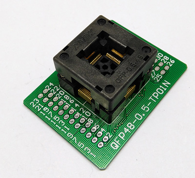 QFP48 TQFP48 LQFP48 Open top Programming socket