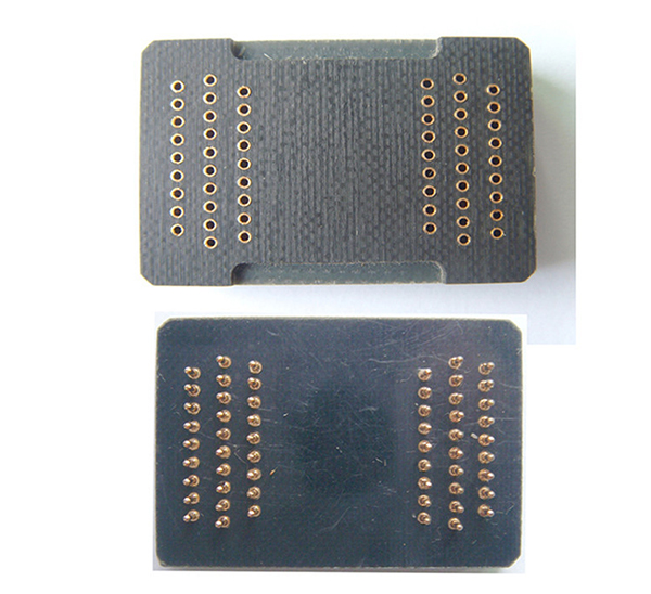 Pin Board TSOP56 Interposer Board 56 pins Receptacle Pin Adapter