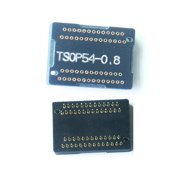 TSOP54 Pin Board TSOP54-0.8 Interposer Board Receptacle Pin Adap