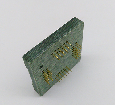 TQFP44 FQFP44 QFP44 to DIP44 Double-Board Programming Socket