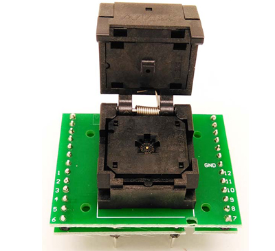 QFN12 MLF12  0.5 2*2 programmer socket