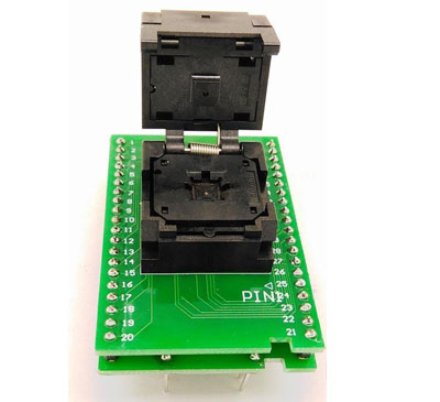 QFN40 MLF40 0.5 6*6 clamshell programming  Socket