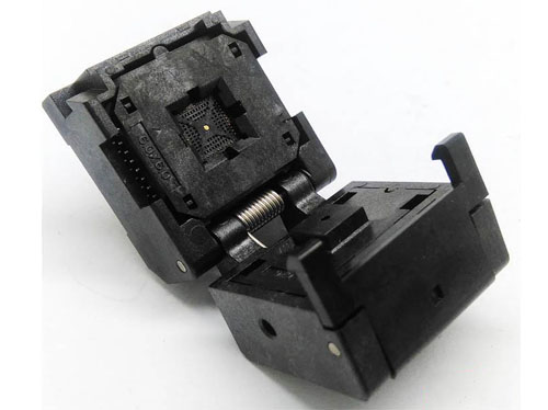 QFN48-0.5-7*7 clamshell burn in socket QFN48-0.5-7*7 clamshell burn in socket