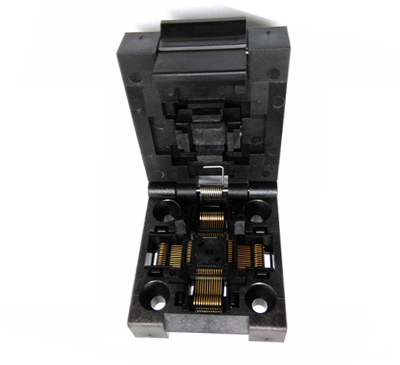 QFP48 0.5 Clamshell burn in socket