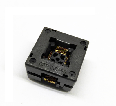 QFP48 0.5 open top burn in socket