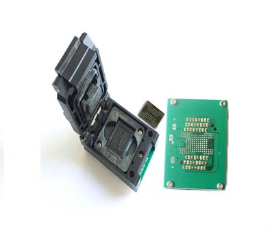 BGA132 to dip 48 clamshell socket