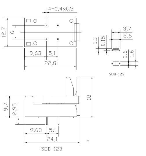 sod-123 burn in socket
