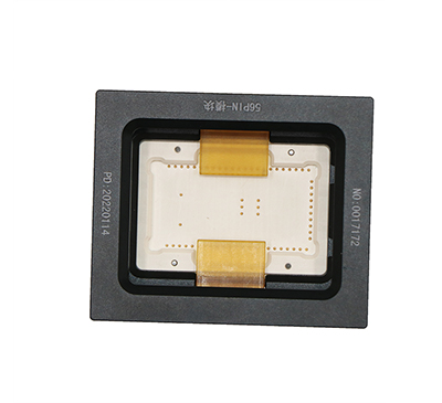 QFN56-1.4-35.5x18.7 open top socket for burn in test and ATE