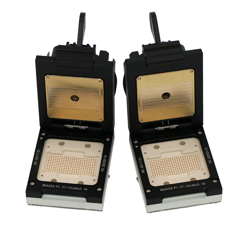 BGA253-1.27 knob clamshell HAST socket