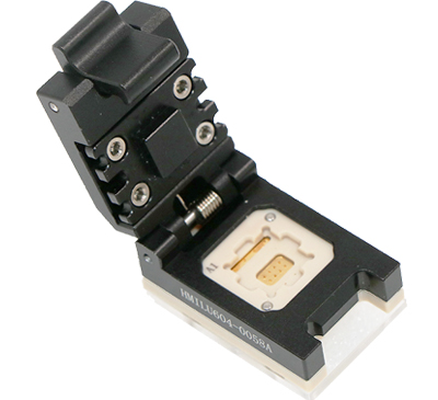 DFN8x8 HEMT socket for 1200V/30A pulse test
